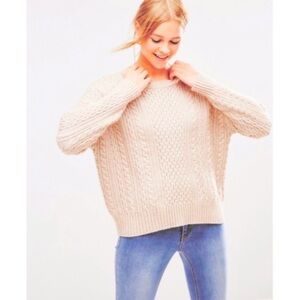 Devotion by Cyrus Off White Crew Neck Sweater